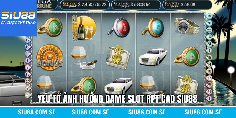 Yếu tố chính ảnh hưởng đến RTP của trò slot 